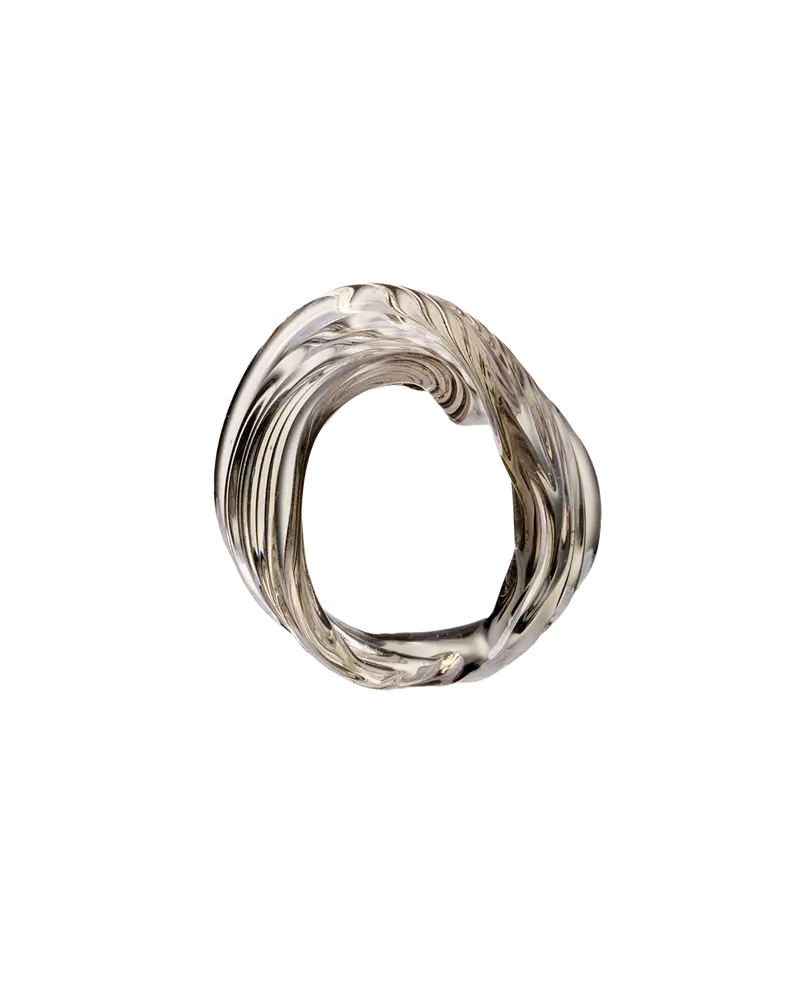 Wave  Murano glass ring