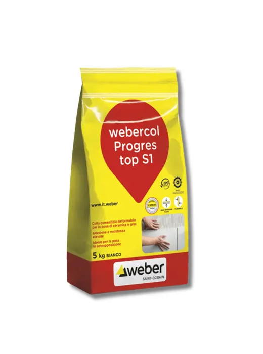 WEBERCOL PROGRES TOP S1 Bianca Kg 5 - Weber