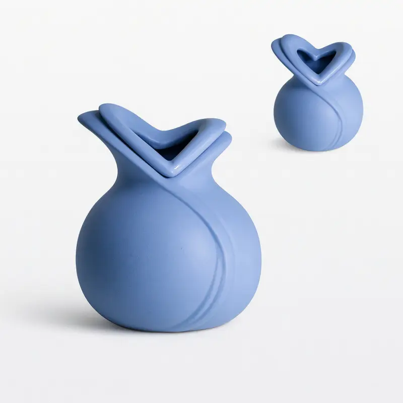 Weds Vaso Diffusore Cuori Biscuit H 15x13 Blu