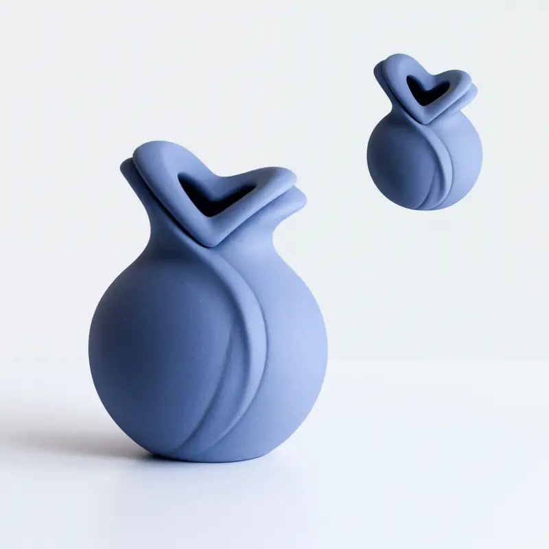 Weds Vaso Diffusore Cuori Buscuit 11x9 cm Blu