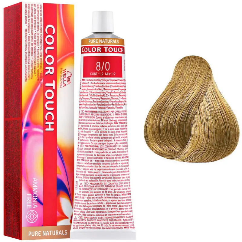 WELLA COLOR TOUCH AMMONIA FREE 8/0 BIONDO CHIARO