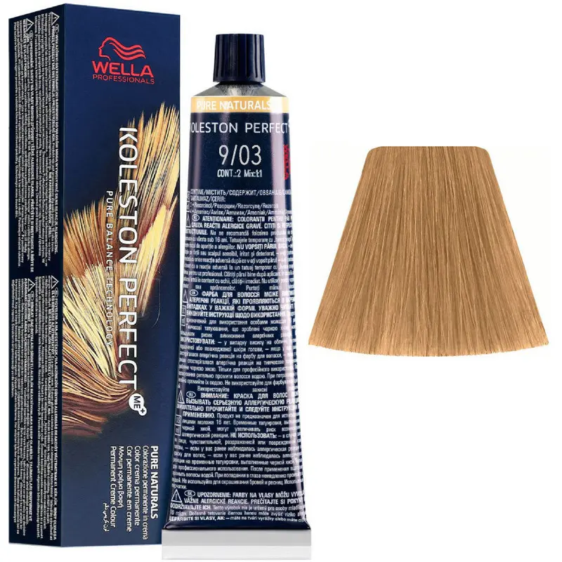 WELLA KOLESTON PERFECT 9/03 BIONDO CHIARISSIMO NATURALE DORATO