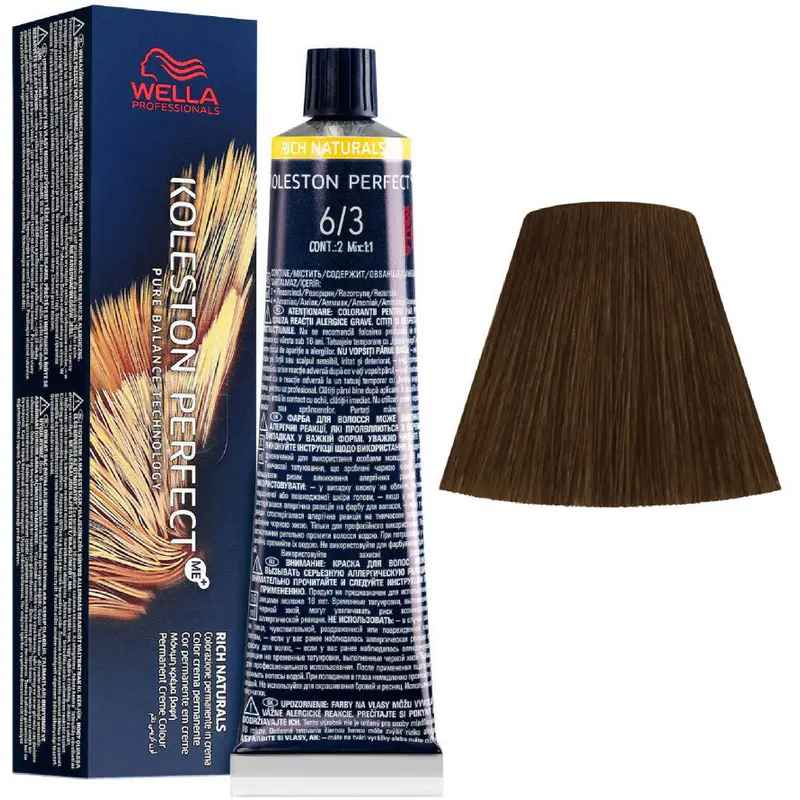 WELLA KOLESTON PERFECT ME PURE NATURALS 6/3 BIONDO SCURO DORATO