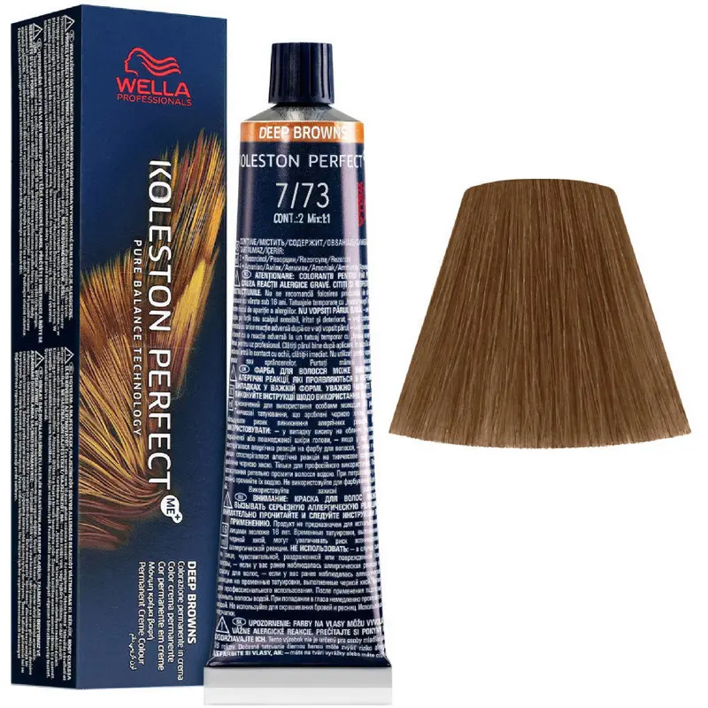 WELLA KOLESTON PERFECT ME PURE NATURALS 7/73 BIONDO MEDIO SABBIA DORATO