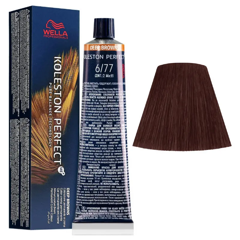 WELLA KOLESTON PERFECT ME PURE NATURALS TINTURA CAPELLI 6/77 BIONDO SCURO SABBIA INTENSO
