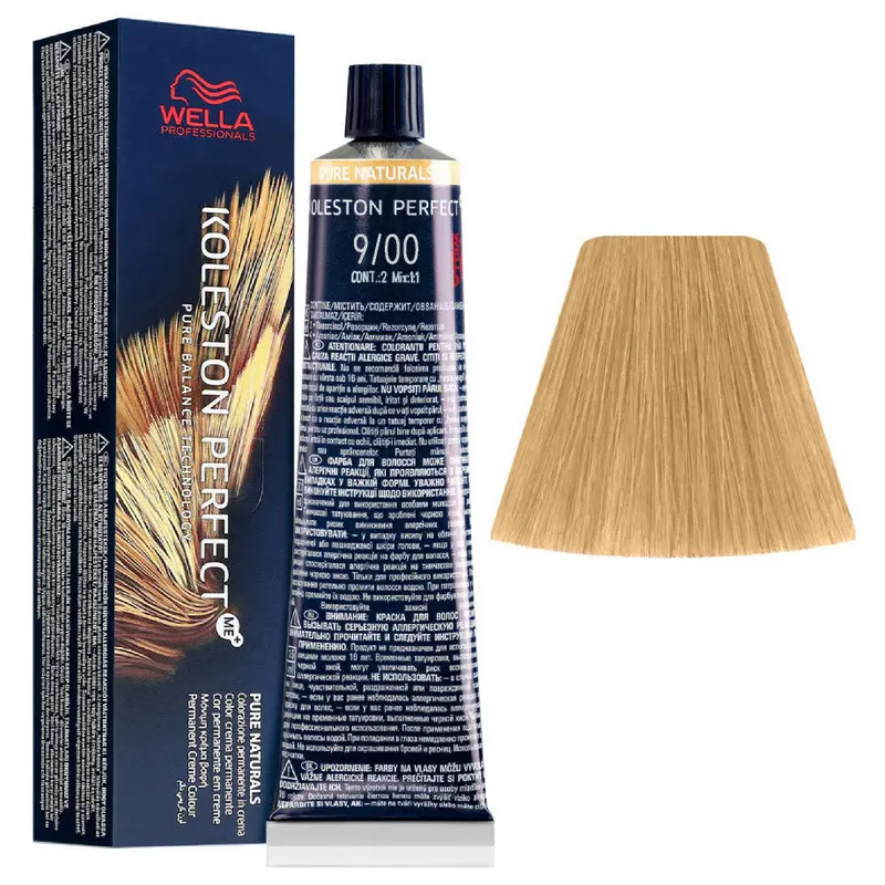 WELLA KOLESTON PERFECT ME PURE NATURALS TINTURA CAPELLI 9/00 BIONDO CHIARISSIMO NATURALE