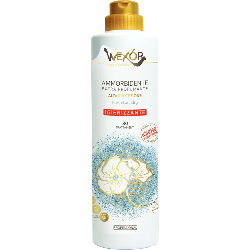 WEXOR AMMORBIDENTE IGIENIZZANTE ALTA PROTEZIONE FRESH LAUNDRY 750 ML 30 TRATTAMENTI