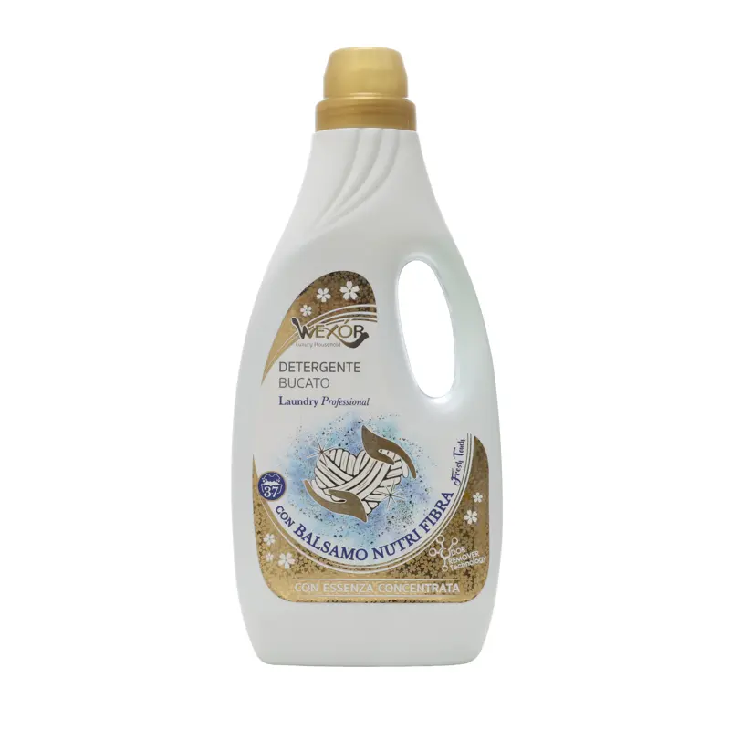 WEXOR DETERGENTE BUCATO LIQUIDO LAVATRICE CON BALSAMO NUTRI FIBRA FRESH 37 LAVAGGI 1,5 LITRI