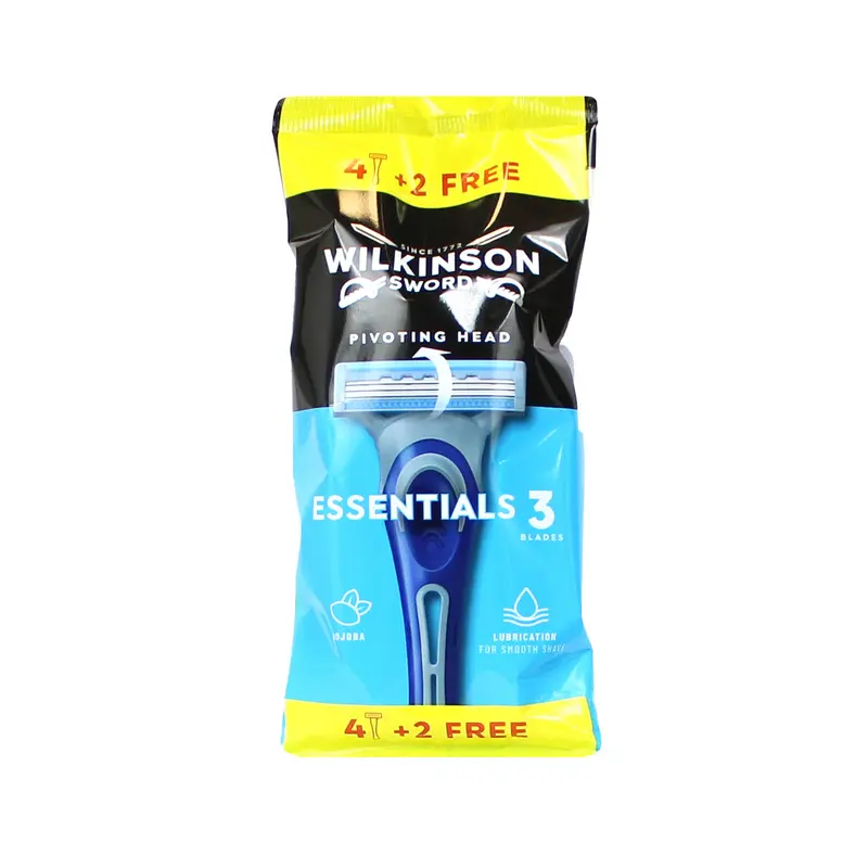 WILKINSON RASOIO EXTRA ESSENTIAL 3 REGULAR PIVOT 4+2 PEZZI