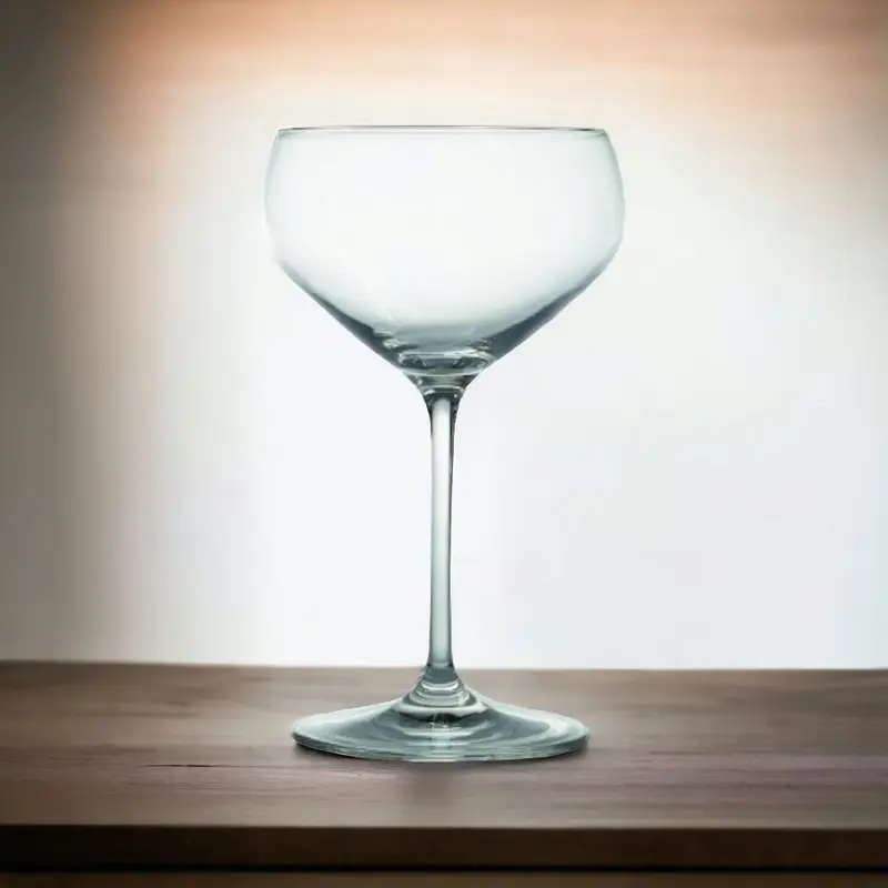 Zafferano Set 6 Coppe Cocktail Perlage Vetro Sonoro 38 Cl H 18 cm