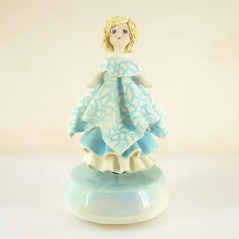 Zampiva Angelo Celeste Carillon Ceramica Fine H16,5 cm