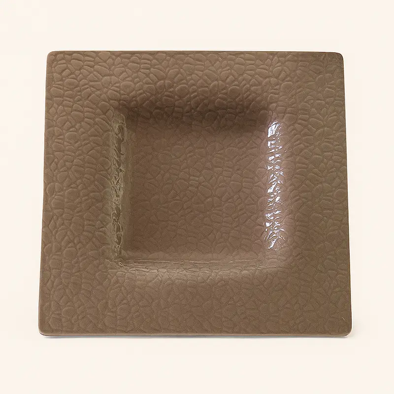 Zampiva Centro Svuotatasche Ceramica Fango Tortora 32 cm