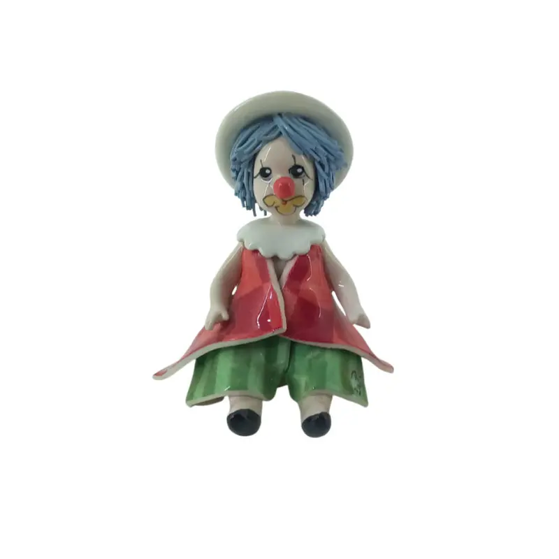 Zampiva Clown Pagliaccio Porcellana H 9x8 cm 20112