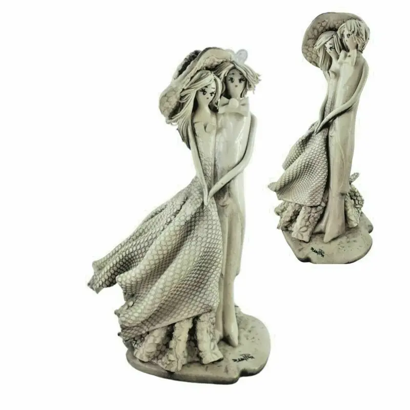 Zampiva Coppia Innamorati Ceramica 10x15 cm