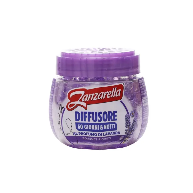 ZANZARELLA AMBIENTE PROFUMATORE NATURALE PERLE BOUQUET IN FIORE ANTI ZANZARE BARATTOLO 170 grammi