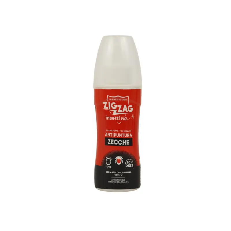 ZIG ZAG INSETTI VIA REPELLENTE ANTIPUNTURA PER ZECCHE 100 ML