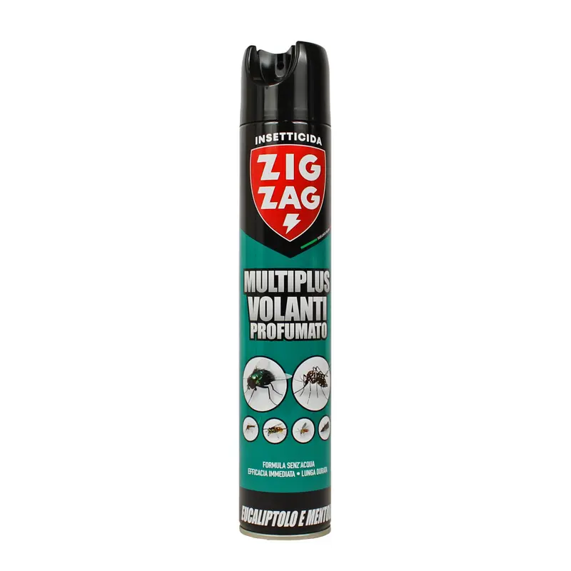 ZIG ZAG INSETTICIDA DRY MOSCHE E ZANZARE EUCALIPTO E MENTOLO 500 ML